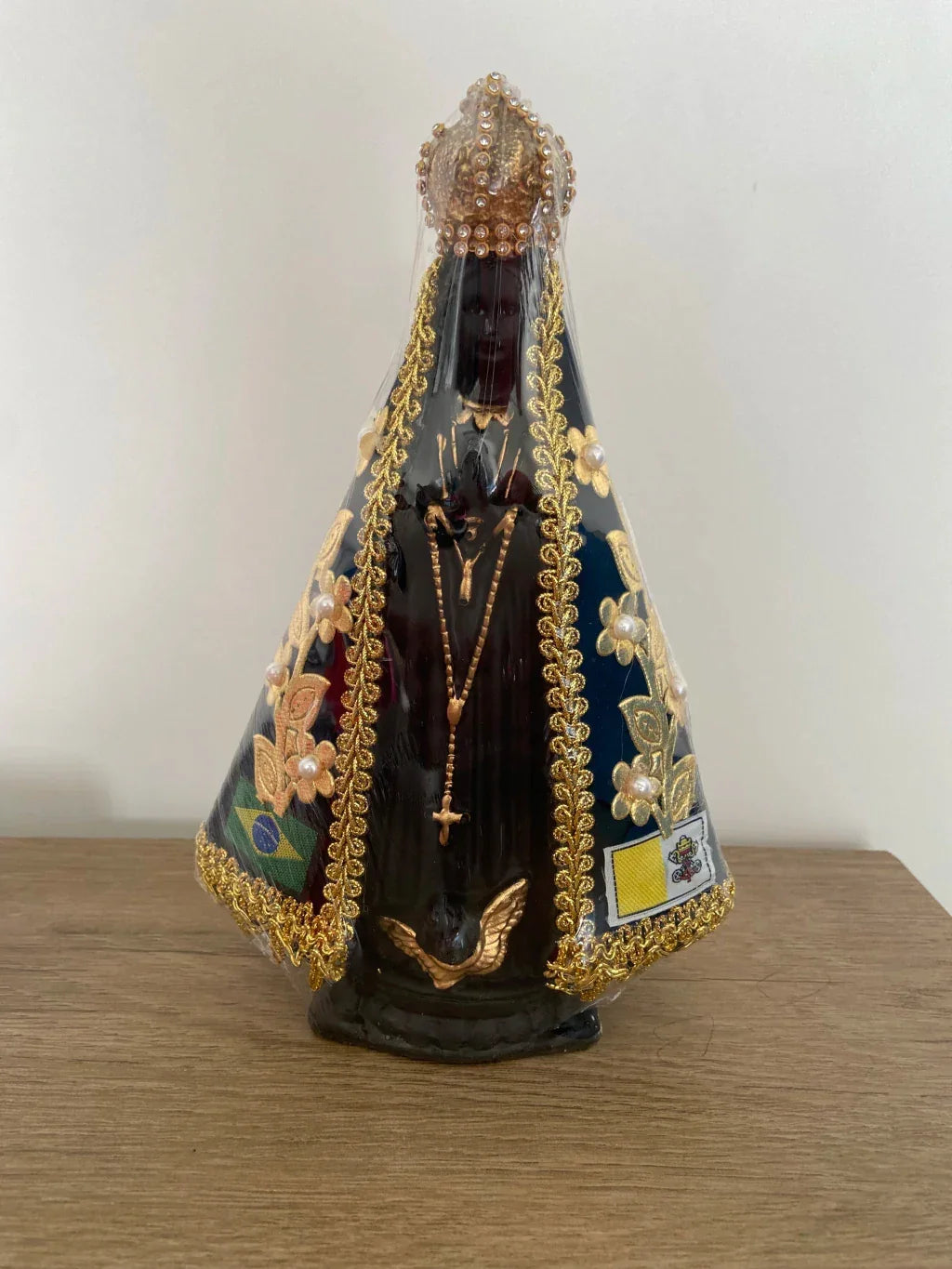 Nossa Senhora Aparecida em Gesso - 20 cm