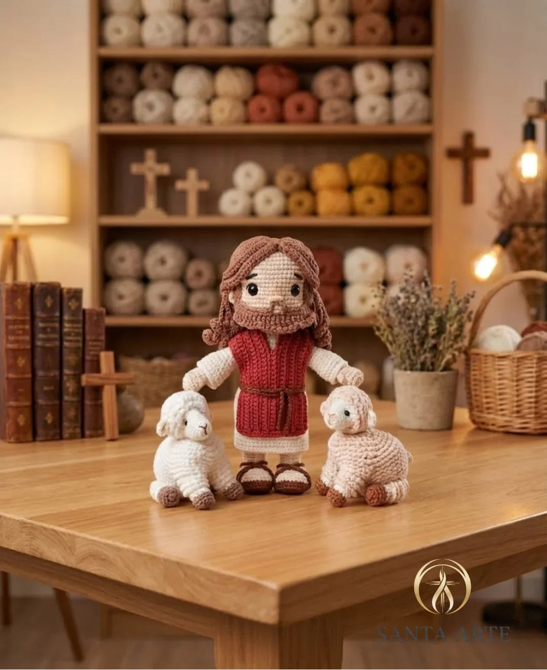 Jesus Cristo Redentor do Amor Eterno – Amigurumi Sagrado em Crochê