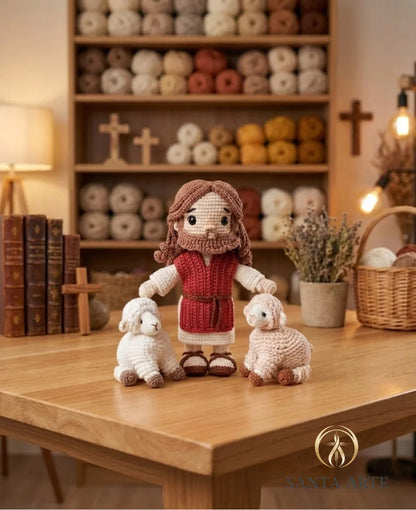 Jesus Cristo Redentor do Amor Eterno – Amigurumi Sagrado em Crochê
